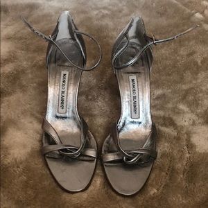 Authentic Manolo Blahnik Strap Heels